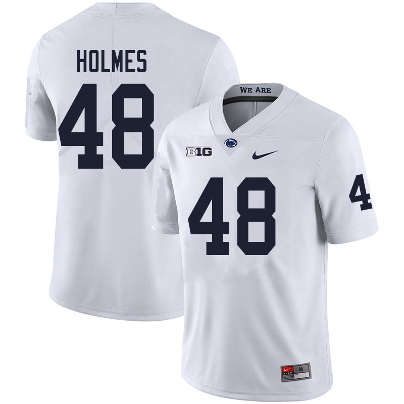 NCAA Nike Men's Penn State Nittany Lions C.J. Holmes #48 College Football Authentic White Stitched Jersey RRP6198GB